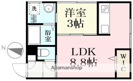 ＬＯＷＥＳ 202 ｜ 福井県福井市西木田３丁目（賃貸アパート1LDK・2階・29.94㎡） その2