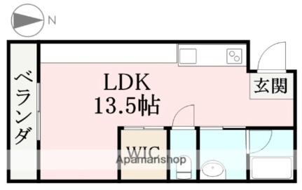 フェルクス（森川不動産） 202 ｜ 福井県福井市大宮２丁目（賃貸マンション1R・2階・34.00㎡） その2