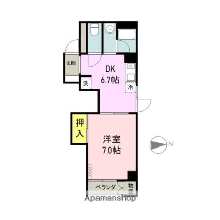 ネオハイム日之出（レグ） 407｜福井県福井市日之出５丁目(賃貸マンション1DK・4階・31.30㎡)の写真 その2