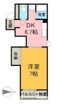 ネオハイム日之出（レグ） 107 ｜ 福井県福井市日之出５丁目（賃貸マンション1DK・1階・32.20㎡） その2