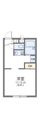 レオパレスメルベーユ徳行 107 ｜ 山梨県甲府市徳行２丁目（賃貸アパート1K・1階・23.18㎡） その2