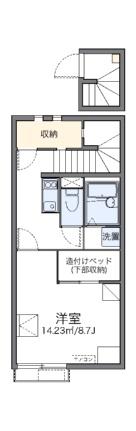 レオネクスト湯村 204 ｜ 山梨県甲府市湯村１丁目（賃貸アパート1K・2階・30.33㎡） その2