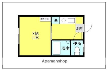 ベルセゾン 201 ｜ 山梨県富士吉田市新屋４丁目（賃貸アパート1K・2階・23.14㎡） その2