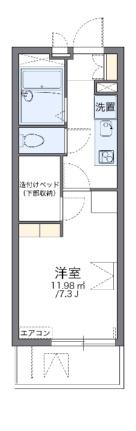 レオパレスグレイス 107 ｜ 山梨県甲府市池田１丁目（賃貸マンション1K・1階・20.81㎡） その2