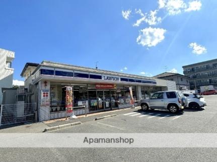 画像17:ローソン飯田高羽町店(コンビニ)まで56m