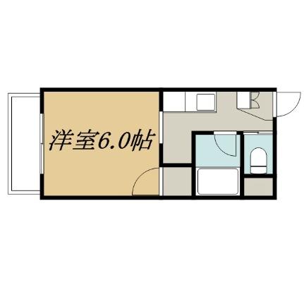 Ｓｕｒｐｌｕｓ　Ｏｎｅ恵比寿 203｜長野県伊那市西町(賃貸アパート1K・2階・18.90㎡)の写真 その2