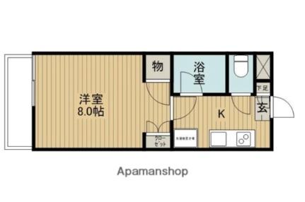 ＦＬＡＴＳ　ＭＡＲＵＩＣＨＩ 106 ｜ 長野県岡谷市長地源２丁目（賃貸マンション1K・1階・25.54㎡） その2