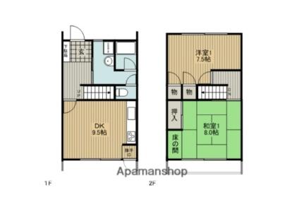 メゾンハラ（1－6） 106 ｜ 長野県諏訪市大字中洲（賃貸アパート2DK・1階・70.40㎡） その2