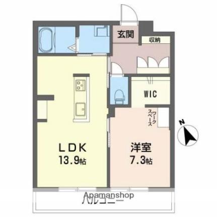 エスタシオン 302 ｜ 長野県松本市平田東２丁目（賃貸マンション1LDK・3階・52.65㎡） その2