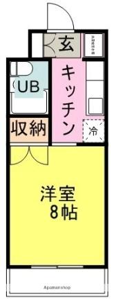 望月ハイツ 303｜静岡県三島市寿町(賃貸マンション1K・3階・24.22㎡)の写真 その2