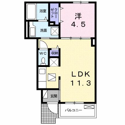 スペランツァII 102｜静岡県三島市徳倉(賃貸アパート1LDK・1階・37.00㎡)の写真 その2
