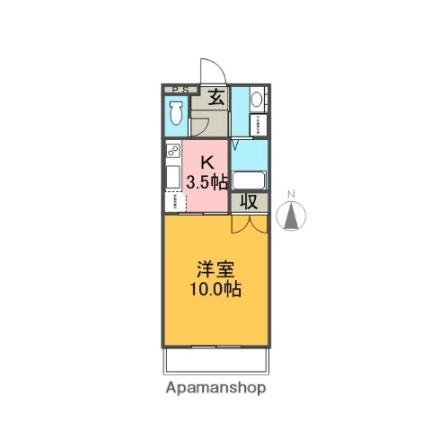 ロイヤルパレス参番館 305 ｜ 静岡県三島市幸原町１丁目（賃貸マンション1K・3階・32.22㎡） その2