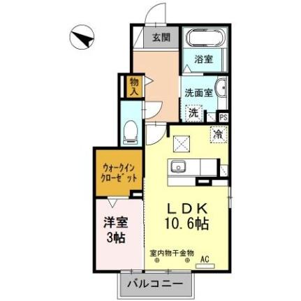 サンフェリーチェ 101｜静岡県沼津市西島町(賃貸アパート1LDK・1階・41.11㎡)の写真 その2