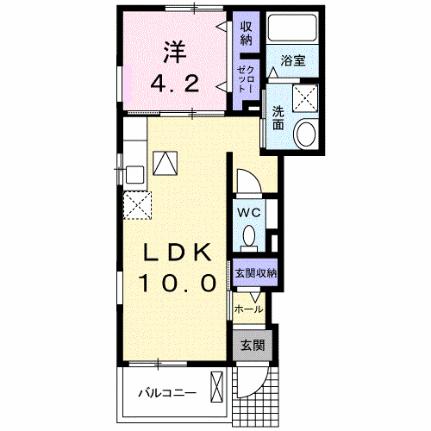 スカビオサ 101 ｜ 静岡県駿東郡長泉町竹原（賃貸アパート1LDK・1階・37.76㎡） その2