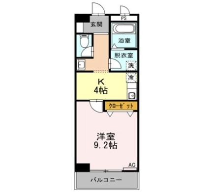 エクメネーキヤII 107 ｜ 静岡県裾野市茶畑（賃貸マンション1K・1階・36.75㎡） その2