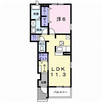 プロムナード 105 ｜ 静岡県田方郡函南町柏谷（賃貸アパート1LDK・1階・44.18㎡） その2