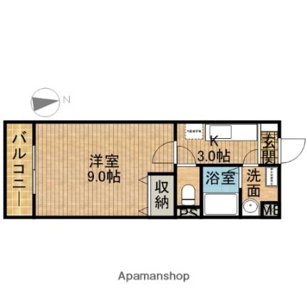 グリーンヒルズ 205 ｜ 静岡県浜松市中央区広沢３丁目（賃貸マンション1K・2階・25.92㎡） その2