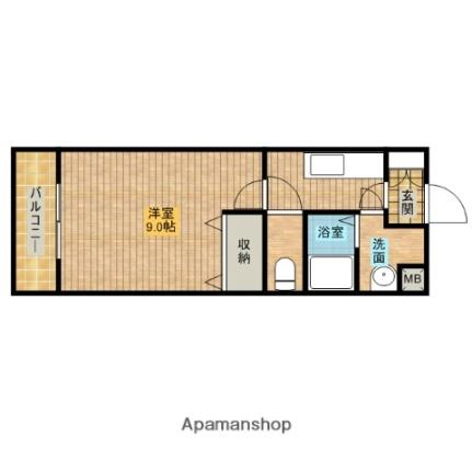 エレンシア 210 ｜ 静岡県浜松市中央区瓜内町（賃貸マンション1K・2階・25.92㎡） その2