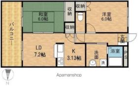 静岡県浜松市中央区入野町（賃貸マンション2LDK・4階・50.06㎡） その2