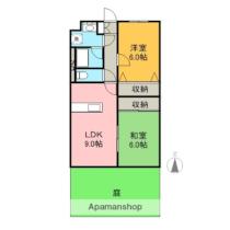 グランドゥール 103 ｜ 静岡県富士宮市小泉（賃貸マンション2LDK・1階・51.72㎡） その2