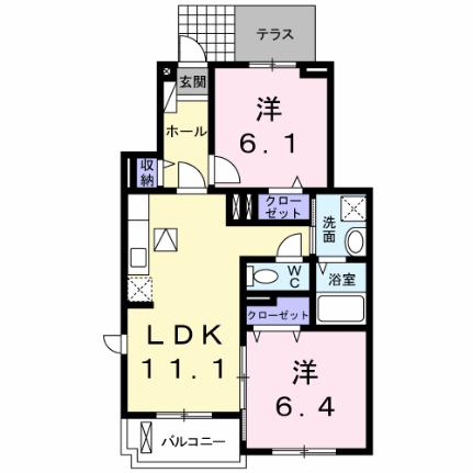 ベルーチェ 103｜静岡県富士宮市淀川町(賃貸アパート2LDK・1階・56.84㎡)の写真 その2