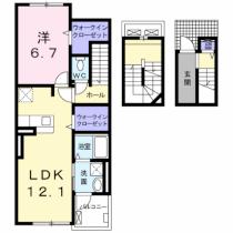 ラ・パルタージュ 302 ｜ 静岡県富士市伝法（賃貸アパート1LDK・3階・59.21㎡） その2