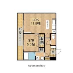 JR東海道本線 袋井駅 バス20分 月見の里遊学館前下車 徒歩4分の賃貸マンション 2階1LDKの間取り