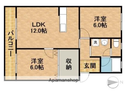 静岡県浜松市中央区幸５丁目（賃貸マンション2LDK・3階・58.00㎡） その2