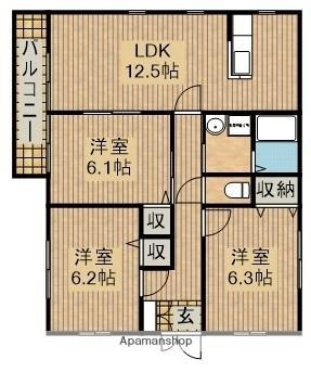 静岡県浜松市中央区楊子町(賃貸一戸建3LDK・1階・68.00㎡)の写真 その2