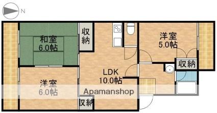 静岡県浜松市中央区曳馬５丁目(賃貸マンション3LDK・2階・59.50㎡)の写真 その2