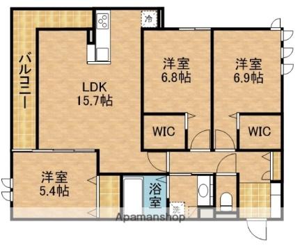 メゾン　ド　アン ｜静岡県浜松市中央区上西町(賃貸アパート3LDK・3階・79.92㎡)の写真 その2