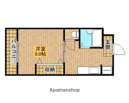 静岡県浜松市中央区神田町(賃貸マンション1DK・2階・25.92㎡)の写真 その2