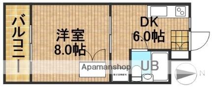 静岡県浜松市中央区早出町(賃貸マンション1DK・3階・25.92㎡)の写真 その2