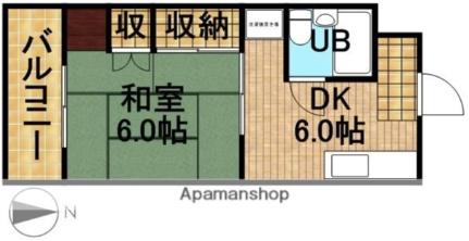 静岡県浜松市中央区丸塚町(賃貸アパート1DK・2階・25.92㎡)の写真 その2