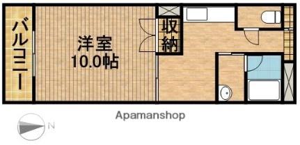 ヒルズフレア  ｜ 静岡県浜松市中央区大平台２丁目（賃貸アパート1DK・3階・35.28㎡） その2