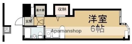 メゾン・ド・ジュネス 207｜静岡県静岡市駿河区小鹿(賃貸マンション1R・2階・18.68㎡)の写真 その2