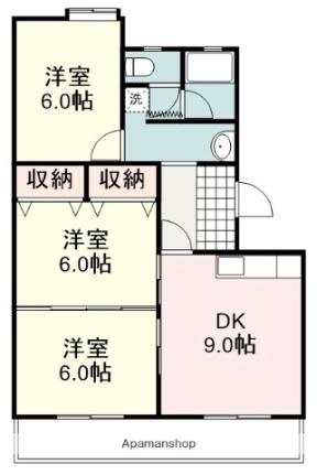 サンパレス美幸 307｜静岡県静岡市葵区古庄６丁目(賃貸マンション3DK・3階・63.15㎡)の写真 その2