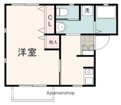 グランブルー北安東Ａ棟 1-S ｜ 静岡県静岡市葵区北安東１丁目（賃貸アパート1K・1階・27.63㎡） その2