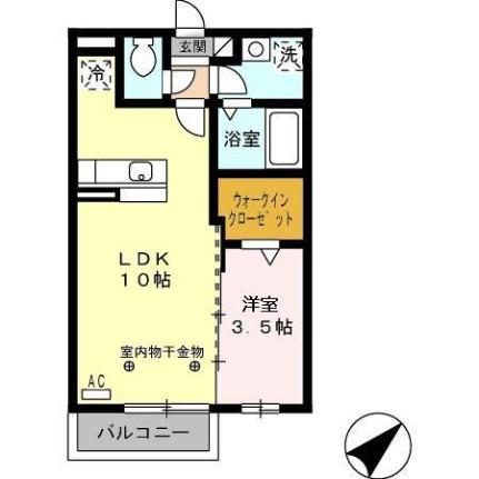 ハーベストＳ 203｜静岡県静岡市清水区八坂東１丁目(賃貸アパート1LDK・2階・33.61㎡)の写真 その2