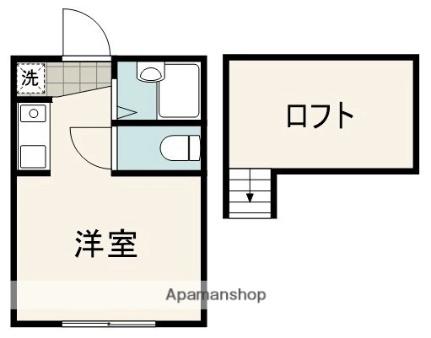 プラザ・ドゥ・エルフ 204 ｜ 静岡県静岡市清水区浜田町（賃貸アパート1R・2階・18.00㎡） その2