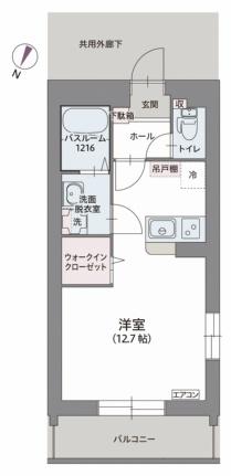 コリーヌ　デュ　リオン 105｜静岡県静岡市葵区瀬名川２丁目(賃貸マンション1R・1階・32.80㎡)の写真 その2