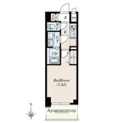 Ｓ−ＲＥＳＩＤＥＮＣＥ名駅Ｎｏｒｔｈ　II 7階1Kの間取り