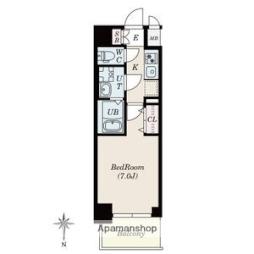 Ｓ−ＲＥＳＩＤＥＮＣＥ名駅Ｎｏｒｔｈ　II 7階1Kの間取り