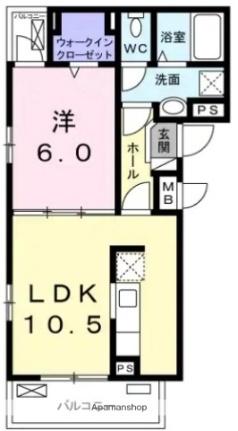 愛知県春日井市下条町１丁目(賃貸アパート1LDK・2階・40.13㎡)の写真 その2