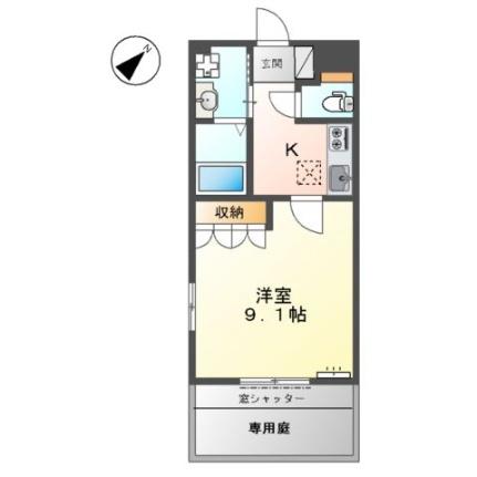 グランチェスタ　ＷＥＳＴ 103｜愛知県一宮市丹陽町森本字川向(賃貸アパート1K・1階・30.00㎡)の写真 その2