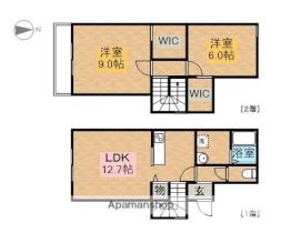 ｐｏｒｔ　ｗｅｓｔ　雅  ｜ 愛知県名古屋市港区宝神４丁目（賃貸アパート2LDK・1階・69.97㎡） その2