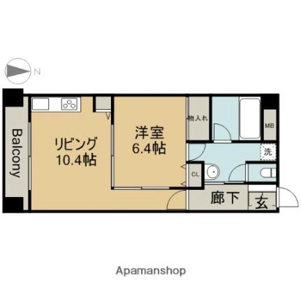 ミクニハイツ  ｜ 愛知県名古屋市熱田区西郊通５丁目（賃貸マンション1LDK・3階・44.55㎡） その2