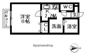 ダイワレジデンス北山口  ｜ 愛知県瀬戸市八幡町（賃貸アパート1K・1階・26.71㎡） その2