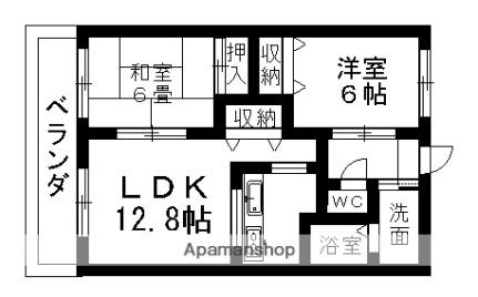 エグザ  ｜ 愛知県瀬戸市塩草が丘２丁目（賃貸アパート2LDK・2階・57.33㎡） その2