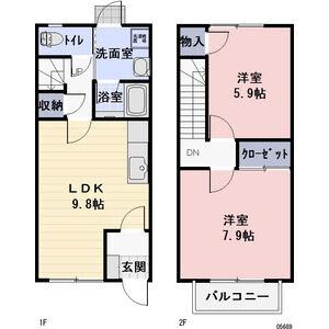 エスペランサハイツ八幡 A｜三重県四日市市西日野町(賃貸テラスハウス2LDK・1階・61.34㎡)の写真 その2